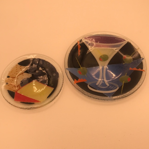 2 VTG Signed Peggy Karr Plates - Picture 1 of 9